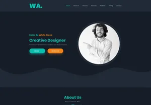 Cv Resume One Page | XD & PSD Free Template