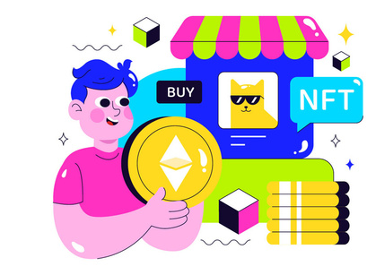10 NFT Non Fungible Token Vector Illustration