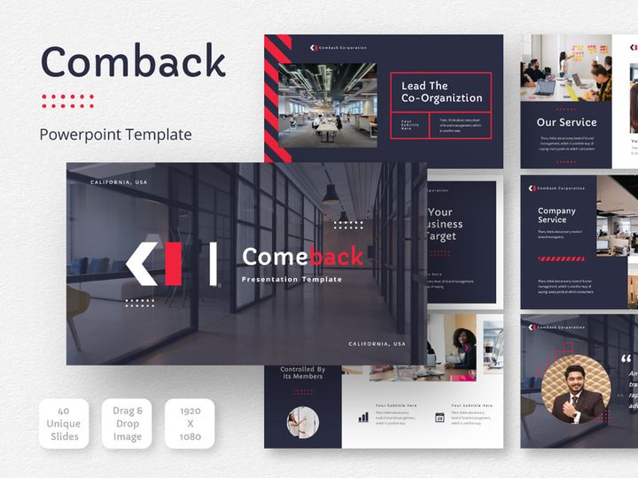Comback Business Google Slide Template