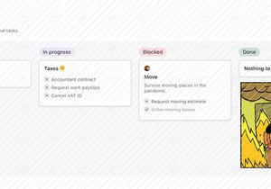 Kanban Board UI design