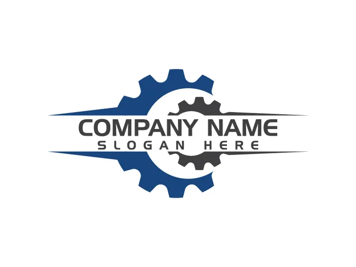 Gear illustration design template