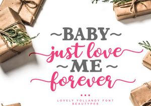 Lovely Yollandy - FREE LOVELY HANDWRITTEN SCRIPT FONT