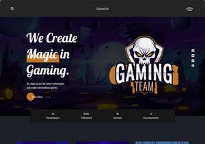 Gamedust - Web Theme for Figma