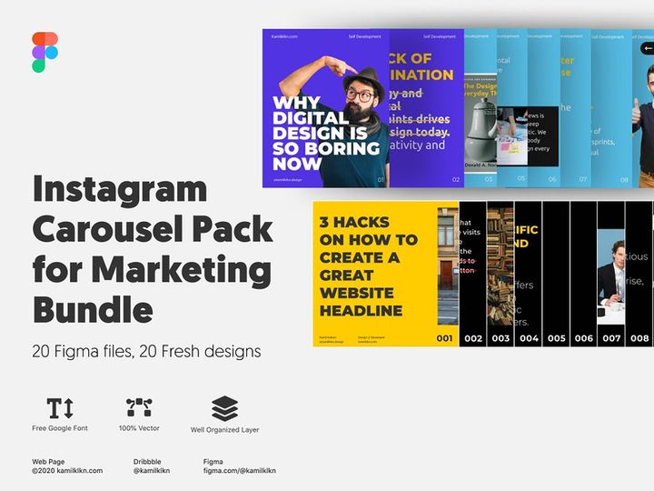 Instagram Carousel Marketing Bundle