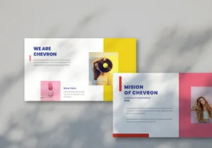 Chevron google slides Template