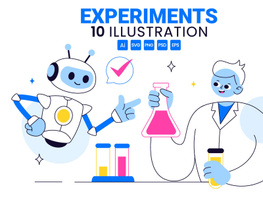 10 Scientific Experiments Illustration preview picture