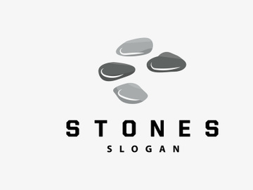 Stone Logo, Premium Elegant Design, Stone Balance Vector preview picture