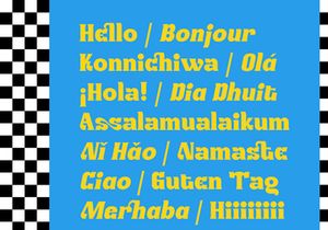 AO Gloria - Display Font