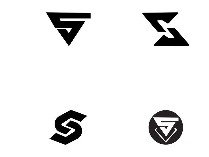 Initial letter S element abstract logo.