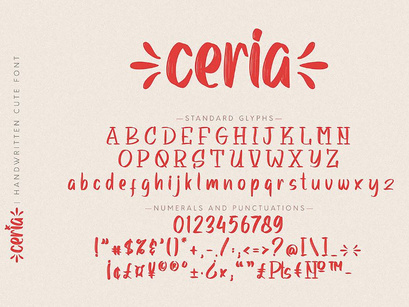 Free Ceria Handwritten Font