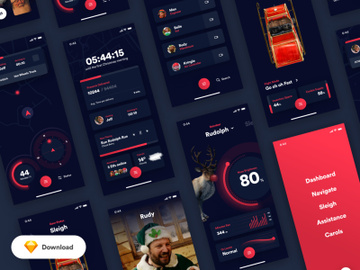 Free UI Kit - Santa's Little Helper preview picture