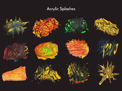 Abstract Acrylic Graphic Pack