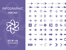 Arrows Icons, Infographic, Web and Apps