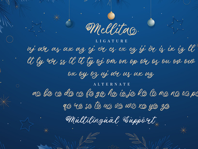 Mellita - Modern Script Font