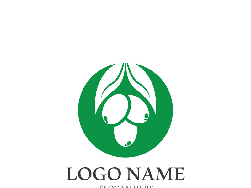 olive icon vector illustration design template