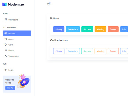 Modernize Free Tailwind Admin Dashboard Template