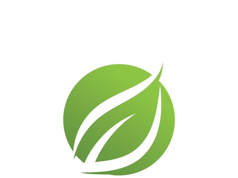 Ecology icon green leaf vector illustration design