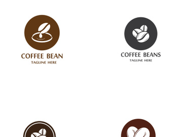 Premium coffee bean logo design. preview picture