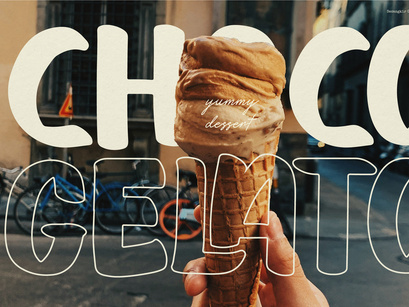 Secangkir Glass | Bold Hand Drawn Font