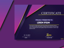 Professional Certificate Design