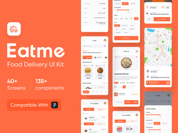 Food Delivery iOS UI Kit preview picture