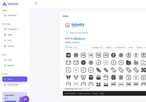 Matdash Free Tailwind React Admin Dashboard Template
