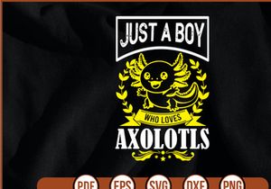 Just A Boy Who Loves Axolotls