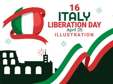 16 Italy Liberation Day Illustration preview picture