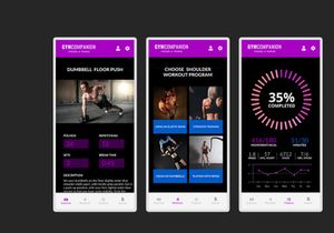 Gymcompanion – Fitness App UI-Kit