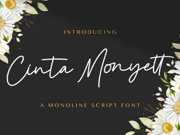 Cinta Monyett - Handwritten Font preview picture