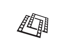 Abstract film icon illustration