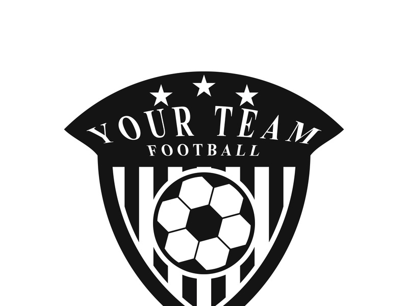 Football logo icon design and symbol soccer club vector