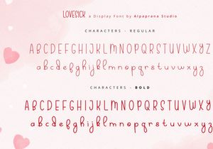 Lovesick - Display Font