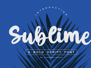 Sublime - Bold Script preview picture