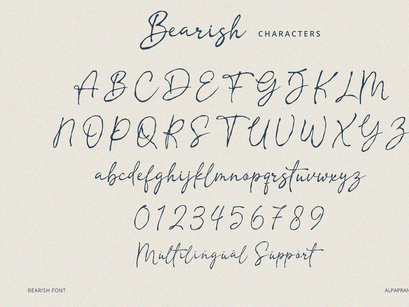 Bearish - Handwritten Script Font