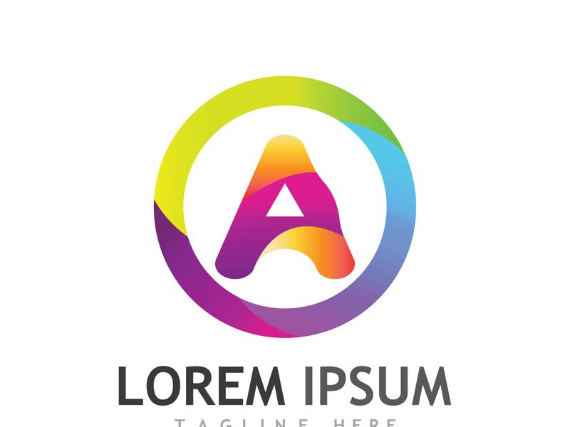modern and creative initial letter A logo.
