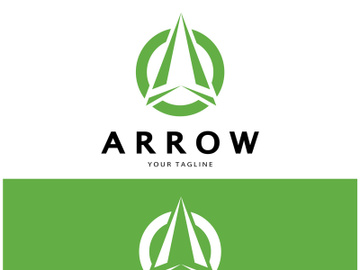 Arrow vector illustration icon Logo Template design preview picture