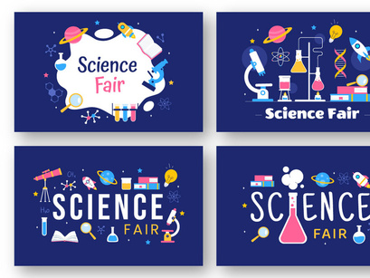 9 Laboratory Science Fair Illustration