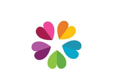 flower vector icon design template preview picture