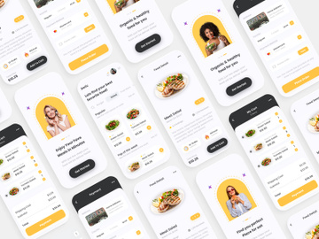 Food Delivery App UI Kit Design preview picture