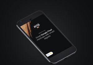 Google Pixel Mockup [PSD, Sketch]