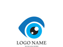 Branding identity corporate eye care vector logo design