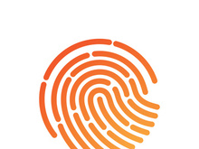 Fingerprint logo vector illustration icon template design