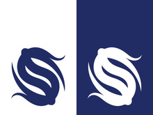 Business corporate S letter logo design vector