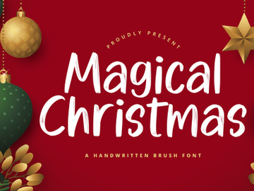 Magical Christmas - Handwritten Font preview picture