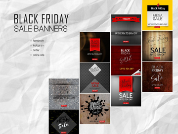 Black Friday Sale Banners preview picture