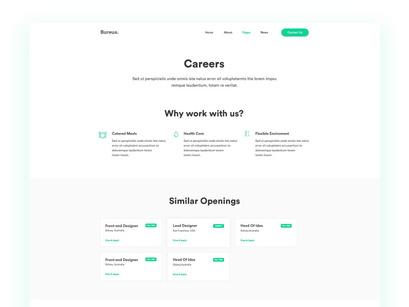 Career Page UI KIT