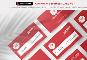 Corporate Business Card Template V07