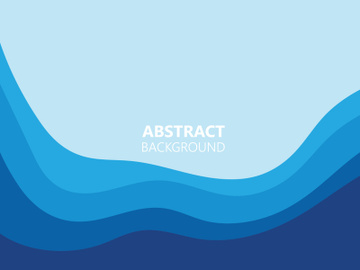 Blue wave water background wallpaper vector preview picture