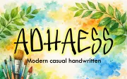 ADHAESS – Modern Casual Handwritten Font (OTF)
